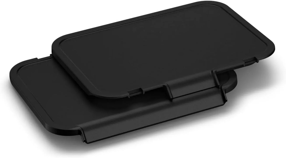 Tefal grill elektryczny, XA733810 OptiGrill, plancha, tłoczona płyta do wstrzykiwacza OptiGrill, powłoka bez kleju, czarna, aluminiowa, do wstrzykiwacza OptiGrill 2 w 1 i 4 w 1