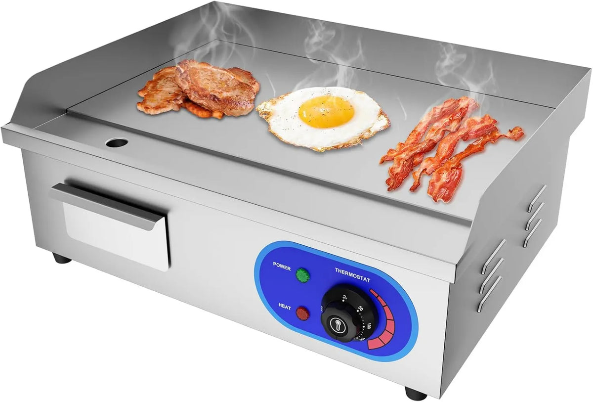 TAIMIKO, 220- 240 V Plancha, 3000 W, 240 V, grill, profesjonalny, stal nierdzewna, 220-240 V