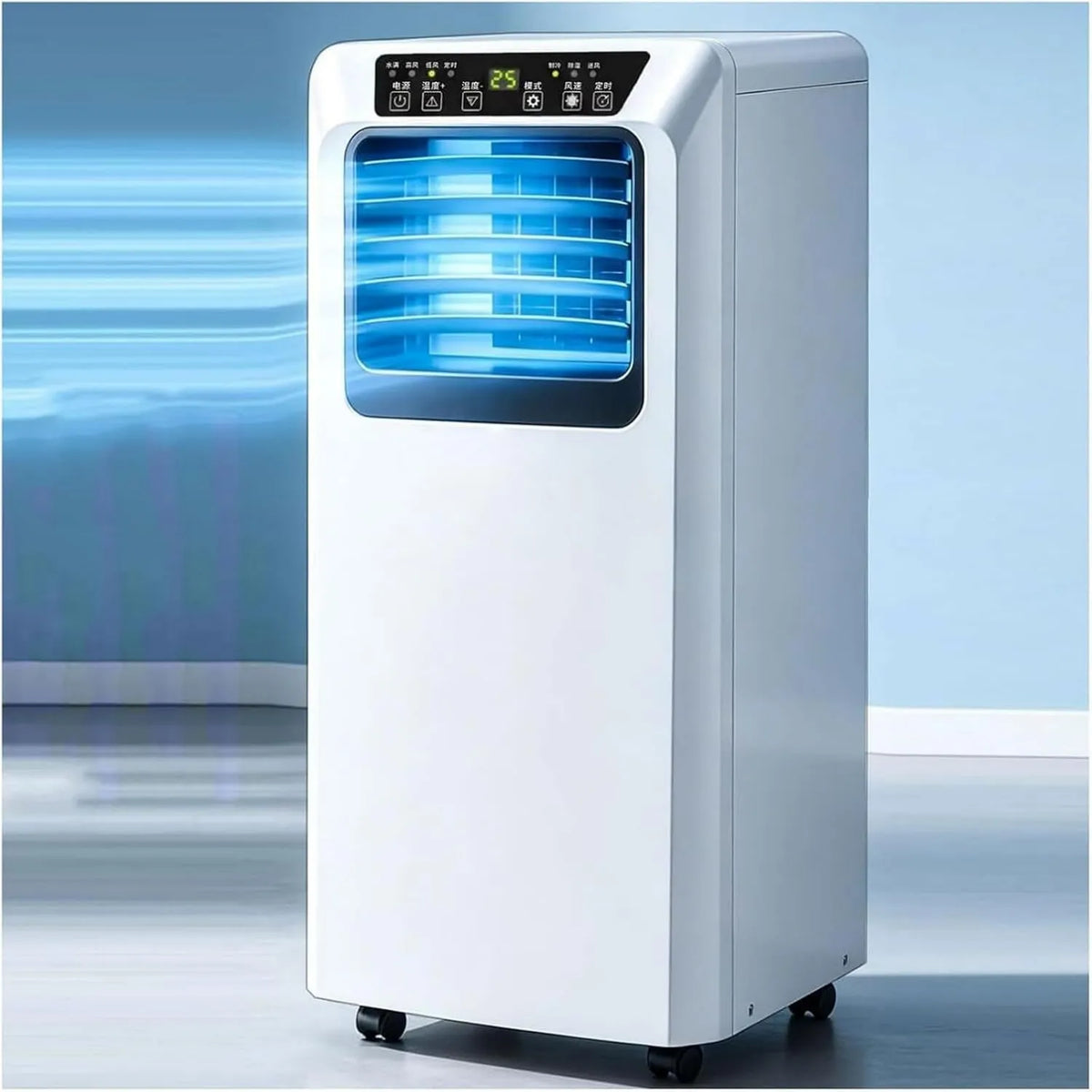 LHUITUI klimatyzator przenośny, Klimatyzator 9000BTU, minutnik, Salon Dekoracji
