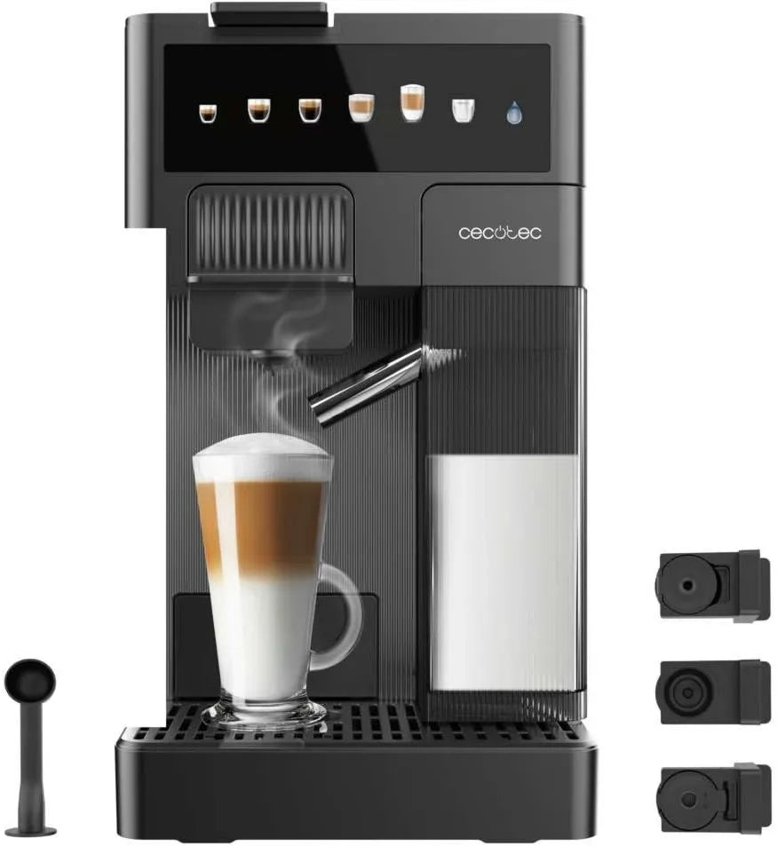 Cecotec, Elektryczny ekspres do kawy, 6 l, 1350 W, Duży zbiornik, 20 Barów, 6 Rodzaje kawy, Zbiornik wody 1, ekspres do kawy FreeStyle Latte