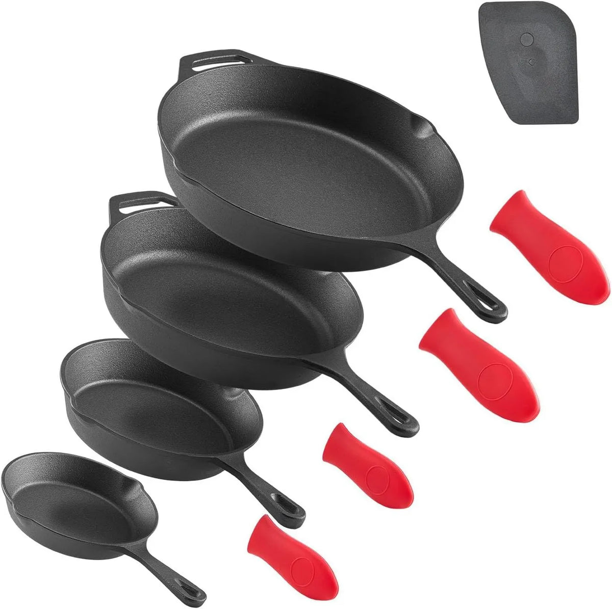 VEVOR, 4PC Piec elektryczny, 30, 5 cm, Restauracja kuchenna 4PCs, żeliwo, Piec do czcionki 15, 5 / 20, 5 / 26 / 30