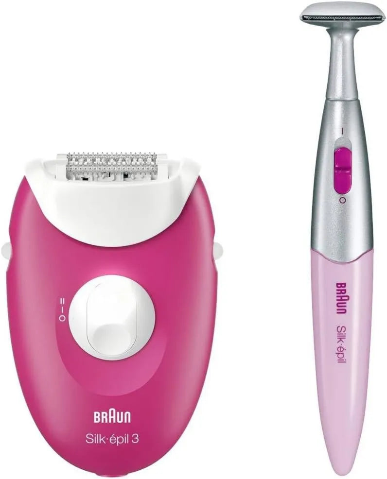 Braun, Rose / biały, 4210201190288 Silk- épil elektryczny depilator 3- 420