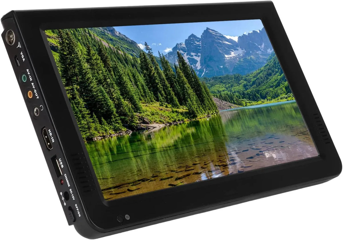 VBESTLIFE, Smart TV, 10 cali, TV, USB, przenośne, plener, kemping, TFT LED HD ekran, karta USB, TV analogowa, samochód Take