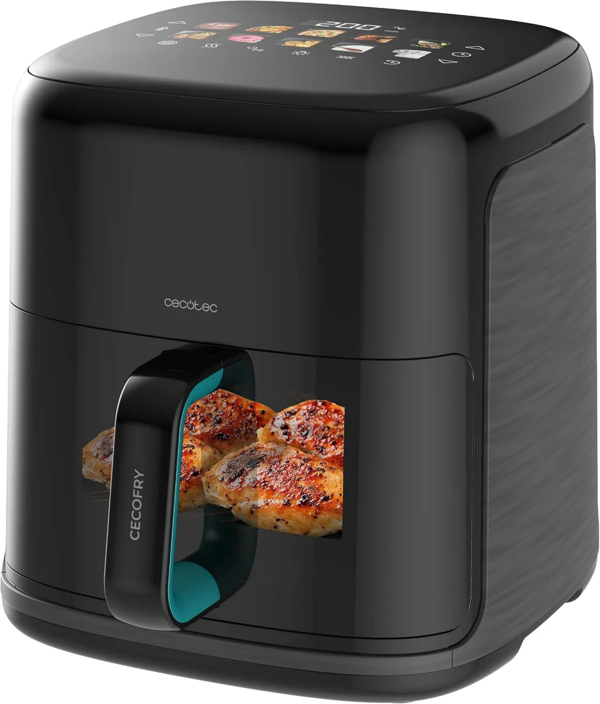 Cecotec frytkownica, 2850 W, 2200 W, CecoFry Advance Double Frytkownica na gorące powietrze 9 l 2850 W, cyfrowa i bezolejowa