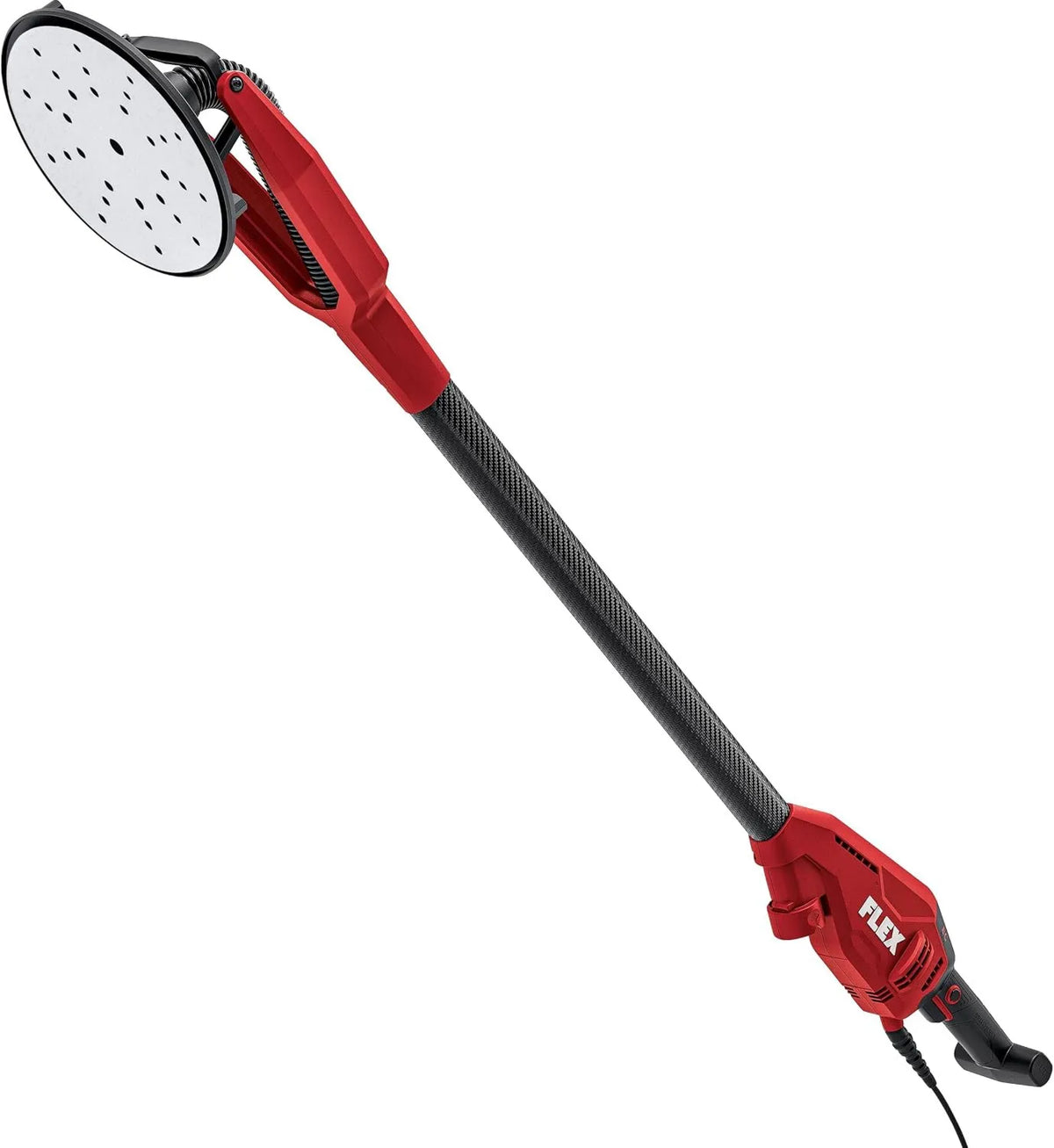 Szlifierka, 230 V, 500 W, 60 Hz, FLEX Szlifierka do ścian i sufitów, żyrafa mimośrodowa, w zestawie nakładka ochronna i torba transportowa