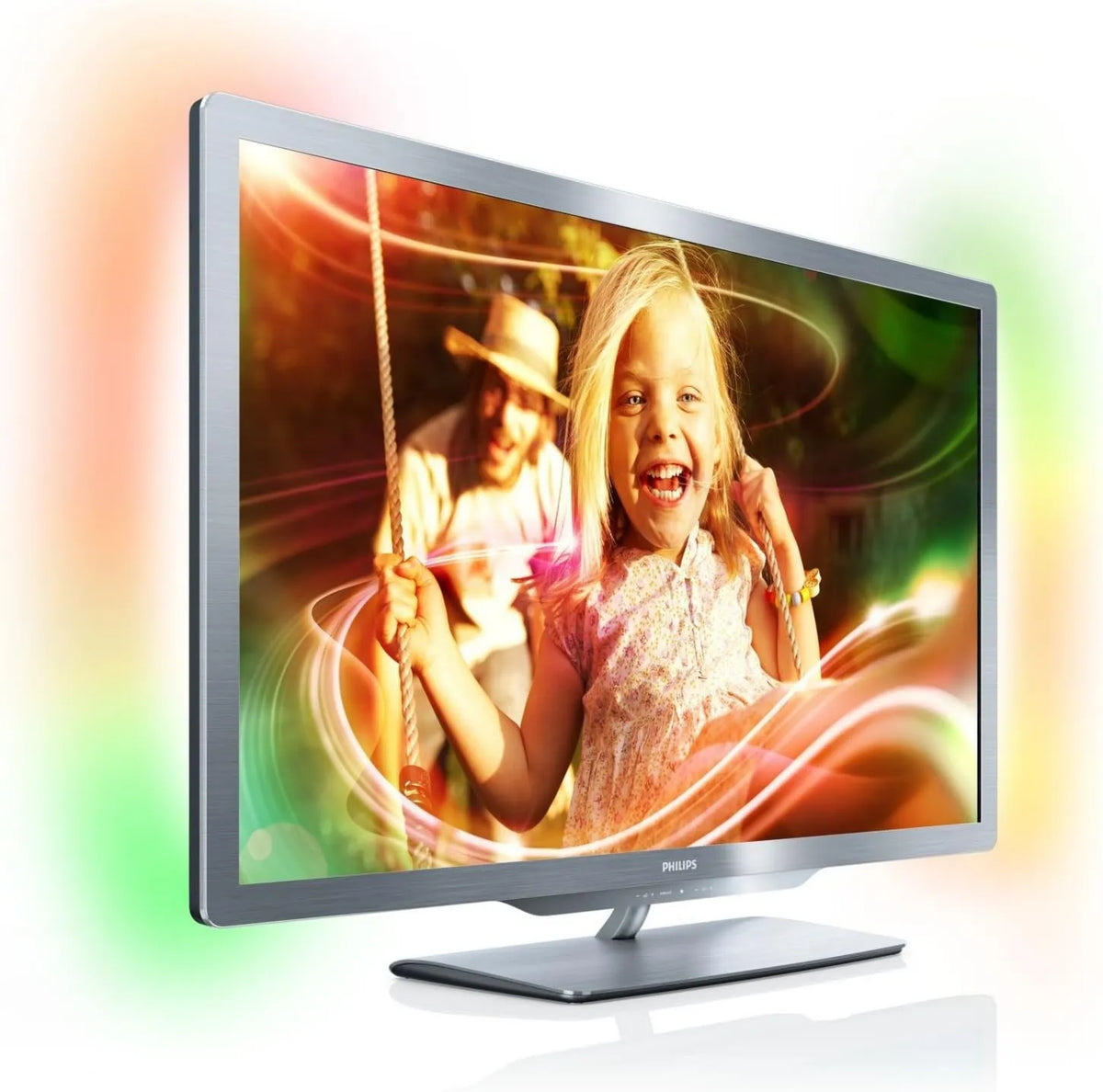 PHILIPS telewizor, 42PFL7606K / 02 Smart TV, 42 cali, 400 Hz, TV, oświetlenie LED, efekt 3D, Full HD, płyta IPS, ekran LCD, szary, 107 cm, Import Niemcy 42PFL7606K/02