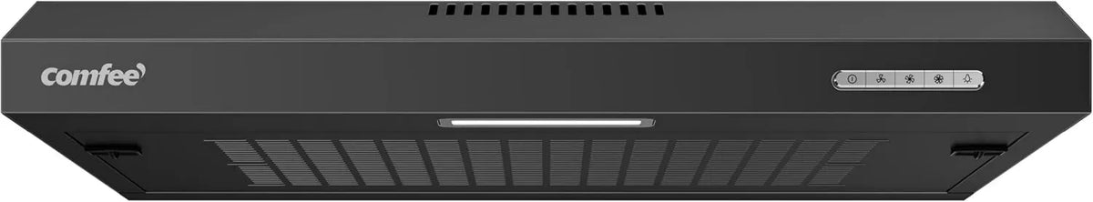 Comfee okap kuchenny, Okap próżniowy, 60 cm, 200 m3 / h, 'KWH- SLIF17B- 60, ewakuacja i recykling, na zewnątrz, 3 poziomów, czarny, LED, 200m3, Idealny do m3/h KWH-SLIF17B-60