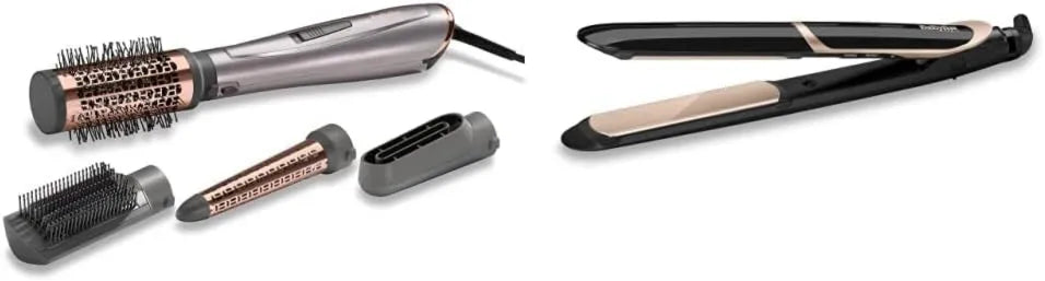 Babyliss, Prostownica do włosów AS136E, szczotka Air Style 1000 Wyrzutnia do suszenia