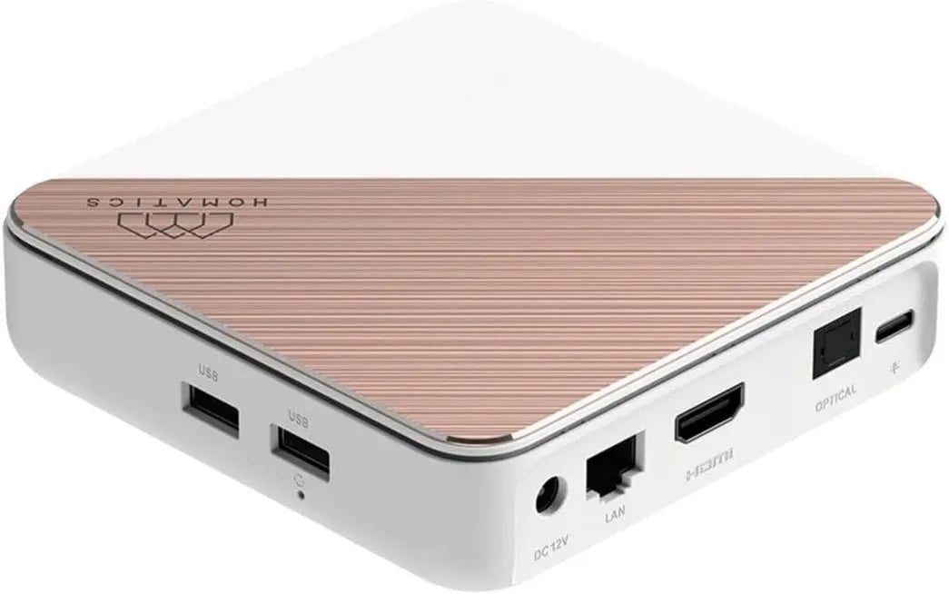 Homatics, Google Smart TV, TV, 4K UHD, HDR, WiFi, Bluetooth, Android OS, biały, Box R 4K Plus Android 11 TV Multimedia Player, WiFi 6