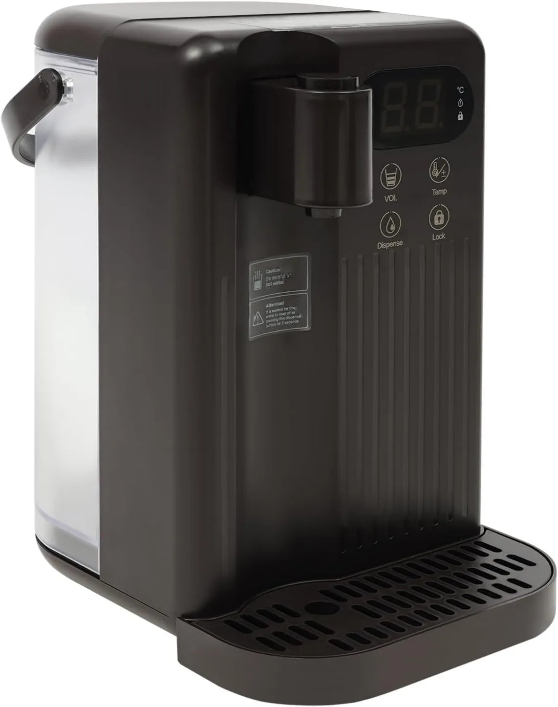 iezruiuo, Dyspensor, 3 l, 2200 W, duży zbiornik, dozownik ciepłej wody 2200 W z 3 l zbiornika wody