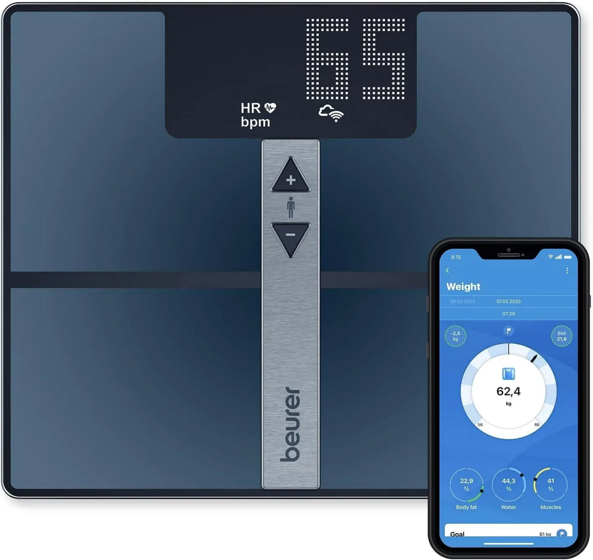 Beurer, BF 980 pomiar tętna, Diagnostic Person - oszczędność z WIFI i Bluetooth, nagrywanie i ocena analizy