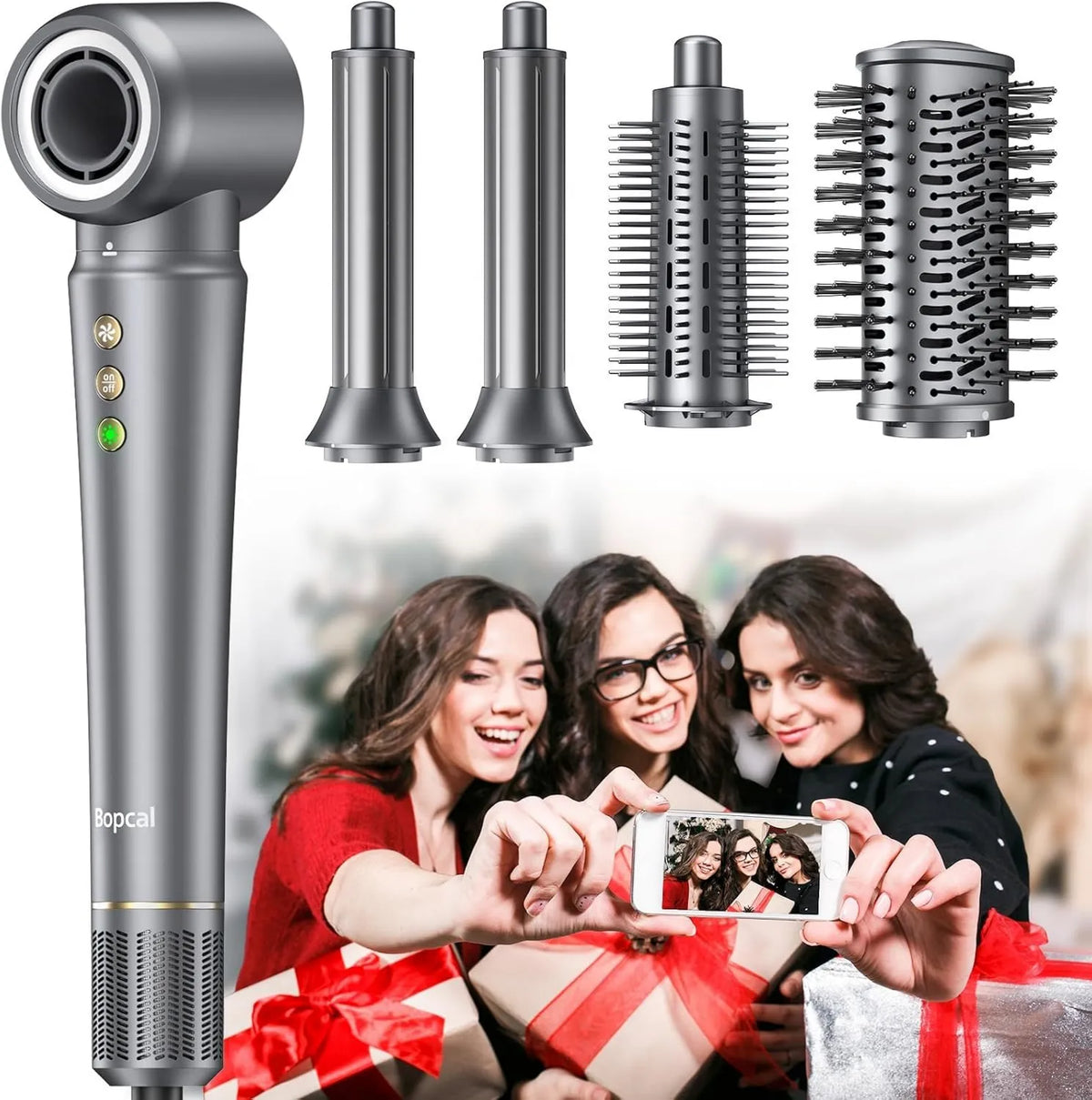 Bopcal, Profesjonalna szczotka do klamr, Hair Styler 5 w 1