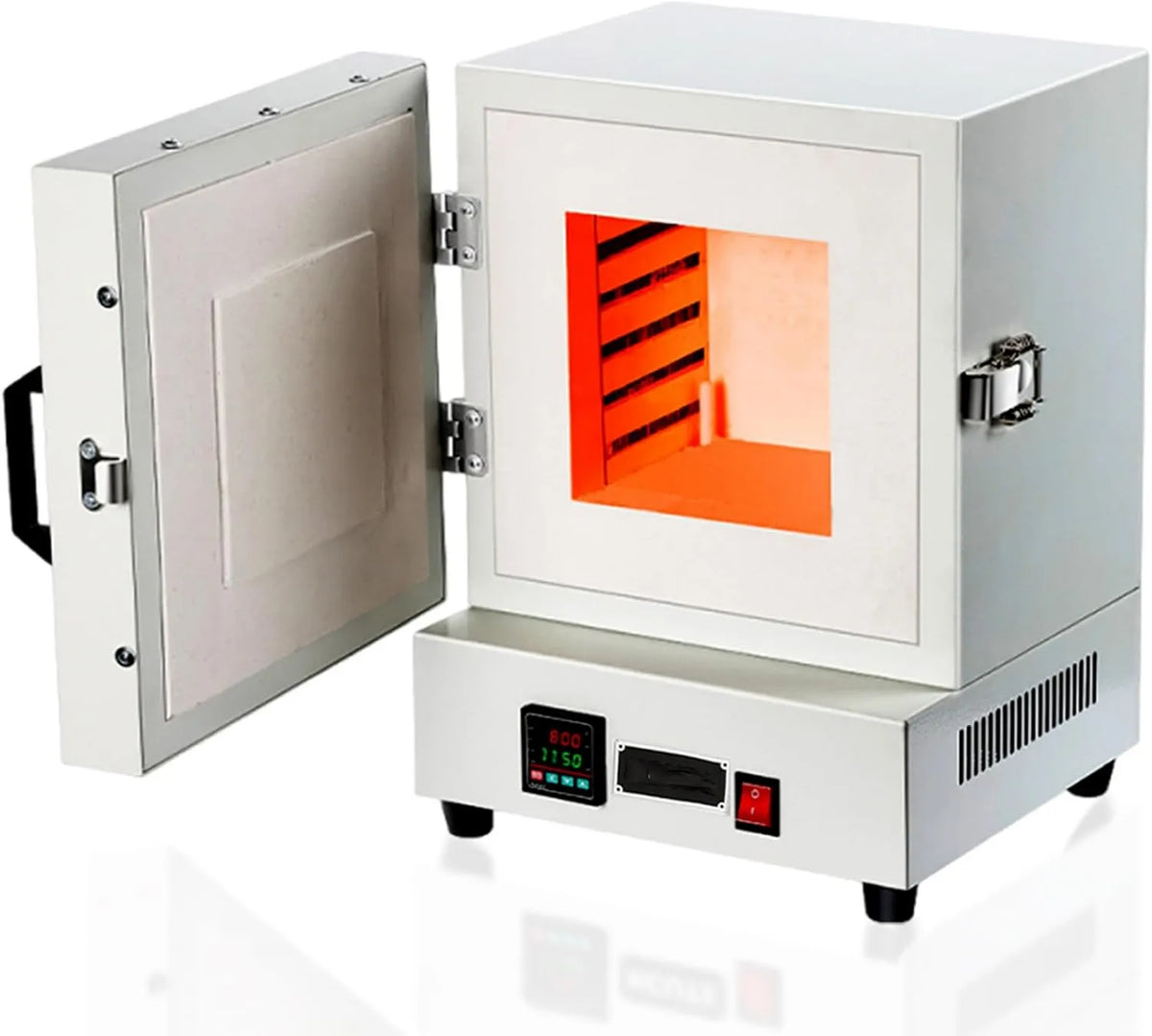 Generic, Piec elektryczny, 2000 W, przemysłowy, żeliwny, piekarnik z zamkniętą rękawicą 1150°C, piekarnik laboratoryjny w wysokiej temperaturze 2000 W