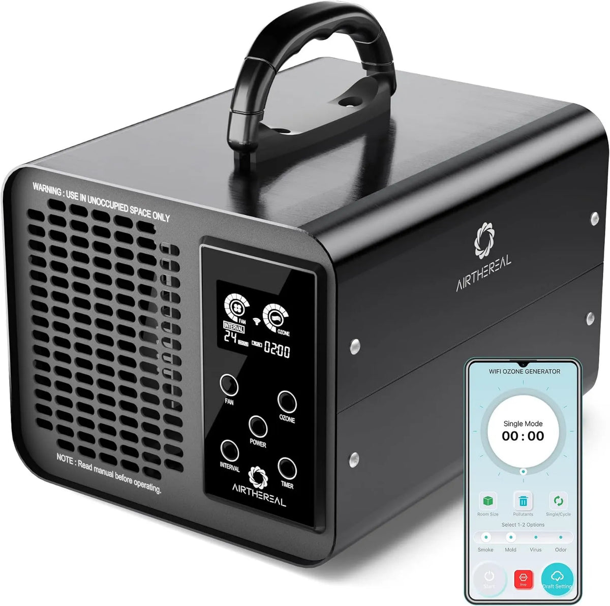 AIRTHEREAL oczyszczacz powietrza, Sterylizator MA10K- PRO, Generator, elektryczne urządzenia sterylizacyjne, licznik, WiFi, do wszystkich części, MA10K-PRO