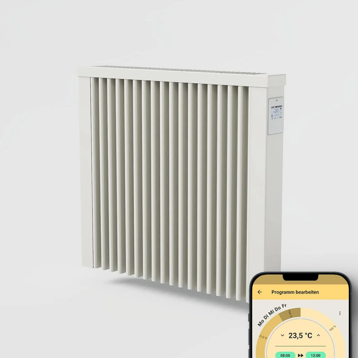 AeroFlow, Elektryczny grzejnik, Wi-Fi, aplikacja, sterowanie aplikacją, Compact 1300