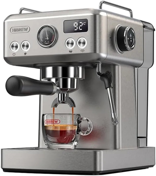 H10A ekspres ciśnieniowy, 20 bar, 450 ml, 58 mm, praca automatyczna, HIBREW ekspres do kawy espresso, półautomatyczny ekspres do kawy