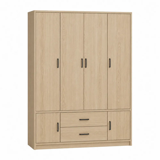 Szafa 4-drzwiowa MDF 180x60x200 cm