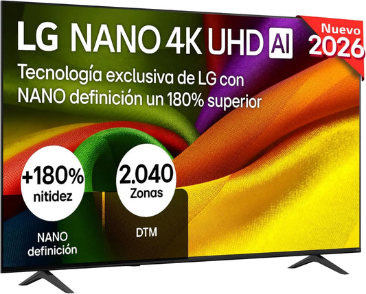 LG telewizor, NU85 Smart TV, 75 cali, TV, 4K UHD, 2026, 75 'LED UHD 4K - 75NU850B6LA, TV Nano AI NU85