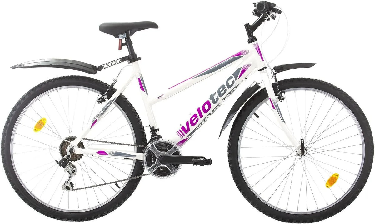 Rower, 26 cali, 175 cm, 18 biegów, Multibrand Velotec 6th SENSE aluminiowy rower górski 26 cali, rower dla dziewcząt i kobiet