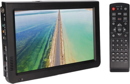 Annadue, 1080p Smart TV, 10 cali, TV, USB, telefon komórkowy, kemping, wejście AV, port USB, Cyfrowy telewizor akumulatorowy z 2