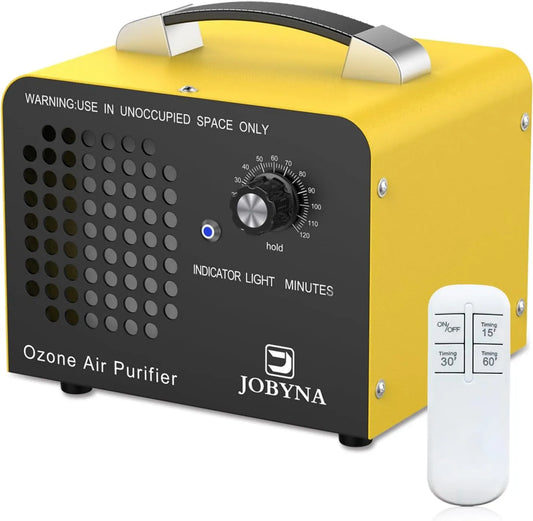JOBYNA oczyszczacz powietrza, Oczyszczarka powietrza, JOBINA, minutnik, Ozone Generator 10 000 mg / h z pilotem