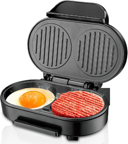 Yechiry, Maszyna do śniadania, Hamburger, funkcja ogrzewania, aluminium, do naleśników jajecznych