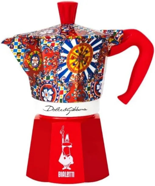 Bialetti, ekspres do kawy espresso, 3 kubki, Dolce & Gabbana Moka Express 3 kubki ekspres do kawy ogniowej