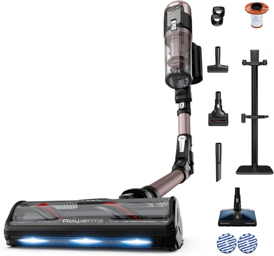 Rowenta odkurzacz pionowy, RH9CD9E0 Odkurzacz, czarny, X- Force Flex 16, 60 Aqua zwierząt