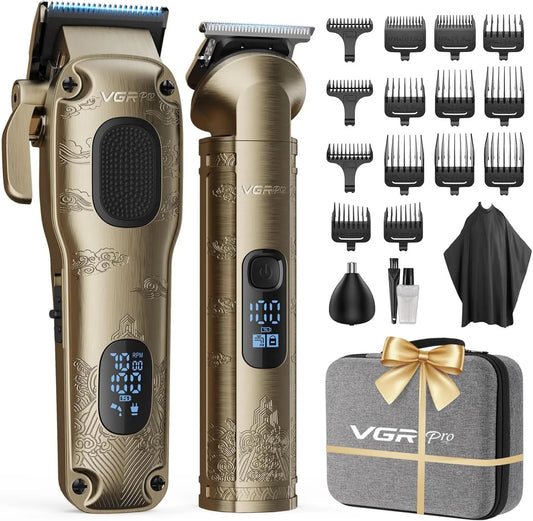 VGRPRO maszynka do strzyżenia, wyposażone w evę, dla profesjonalnych męskich i Timmer Hair Thorner Kit