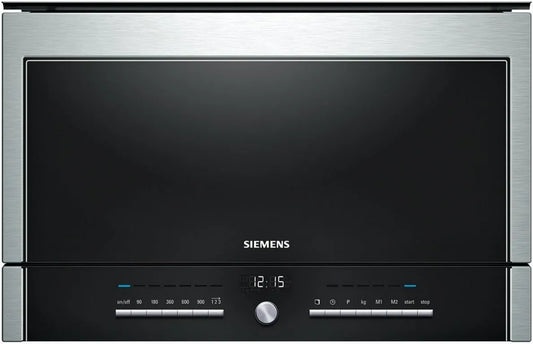 SIEMENS, 25 G Kuchenka mikrofalowa, 5 l, grill, stal nierdzewna, HF 25 G 5 l 2 Mikrofale Grill Zintegrowany 21 l nierdzewny