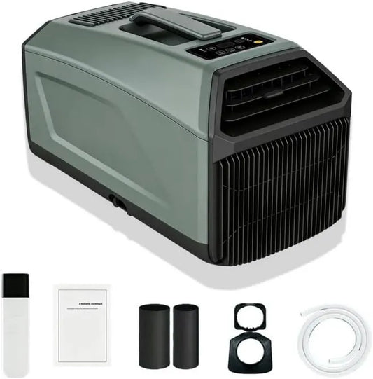 Efficieran klimatyzator przenośny, Centralny system wentylacji, 400 W, przenośne, kemping, kemping- Car, Zdalne sterowanie, Podwójny system wentylacyjny Rura do pieców