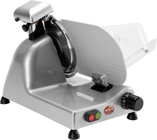 RGV krajalnica, 25GS- LUSSO Slicer, 140 watów, srebro 25GS-LUSSO