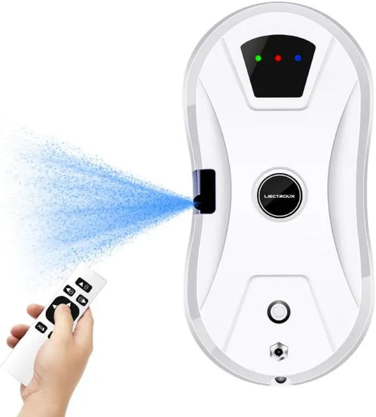 YW610 robot odkurzający, 2800 PA, 5,2 m, zdalne sterowanie, LIECTROUX Robot do czyszczenia okien, ultradźwiękowy rozpylacz wody