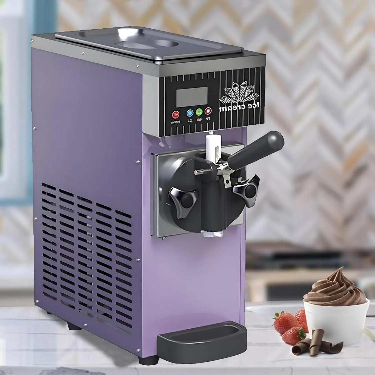 ZYLDDS, Ice-Maszyna, 450 W, LCD ekran, profesjonalny, restauracja, dla restauracji
