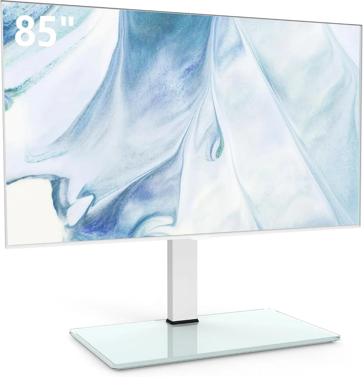 FITUEYES, Szafka TV, 85 cali, 800x600 mm, TV stojący na piechotę na ekranie od 50 do 85 cali Fivoring 80 ° - Uniwersalne TV foot 12 Wysokość ustawienia
