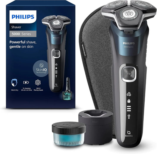 PHILIPS, Series 5000 S5889 / 50 do pobrania, Golarka, Płyta IPS, niebieski S5889/50