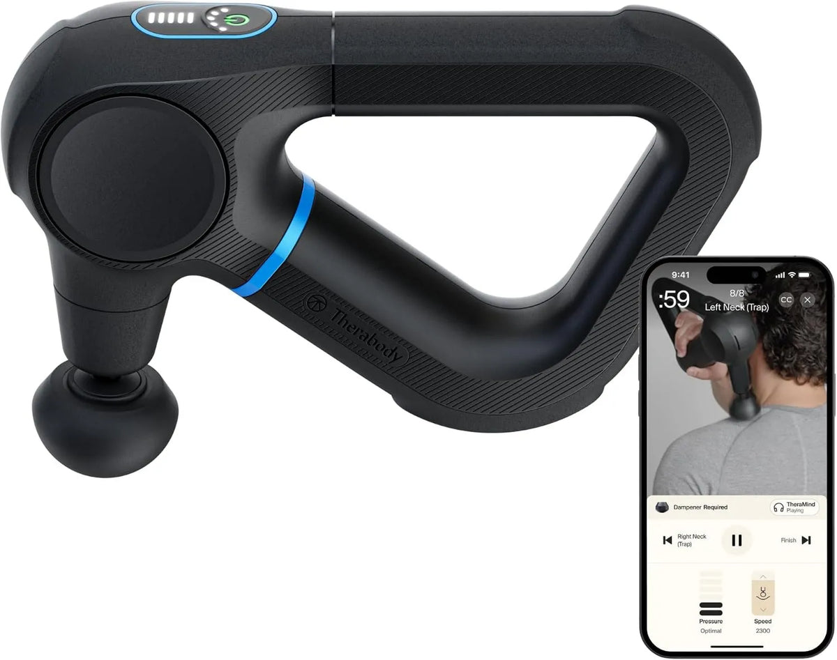 TheraGun, Therabogie Prime Massage Gun, 6., Głęboki i mocny masaż w solidnej i trwałej konstrukcji dla niezawodnego odzyskiwania
