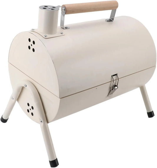 Jectse kuchenka turystyczna, Piec elektryczny, Grill w Charbon przenośny, grill, kemping, biały, Podwójna twarz na kempingu