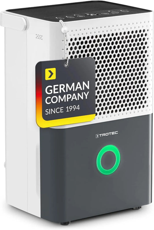 TROTEC osuszacz powietrza, Denawilżacz, 1, 5 l, TRTEC TTK 33 l / 24h, zegar, regulowany higrostat 30- 80%, 14 na 15 m² części, LED, półtorej L tacki L/24h