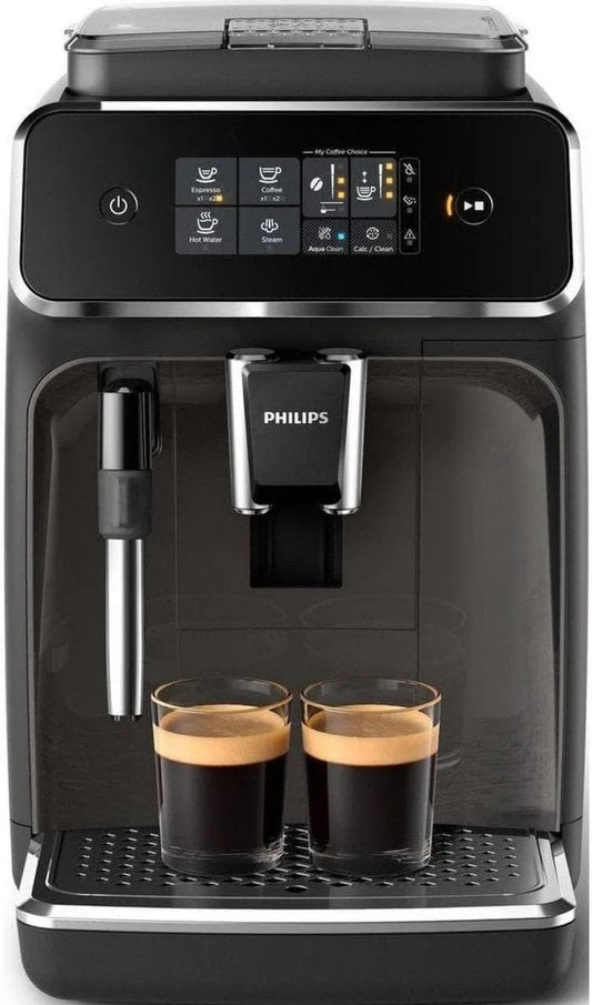 Philips EP2224 ekspres ciśnieniowy, 1,8 l, 275 g, / 40 ziaren kawy ekspres do espresso z mechanizmem mielącym, zbiornik na wodę 1,8 l