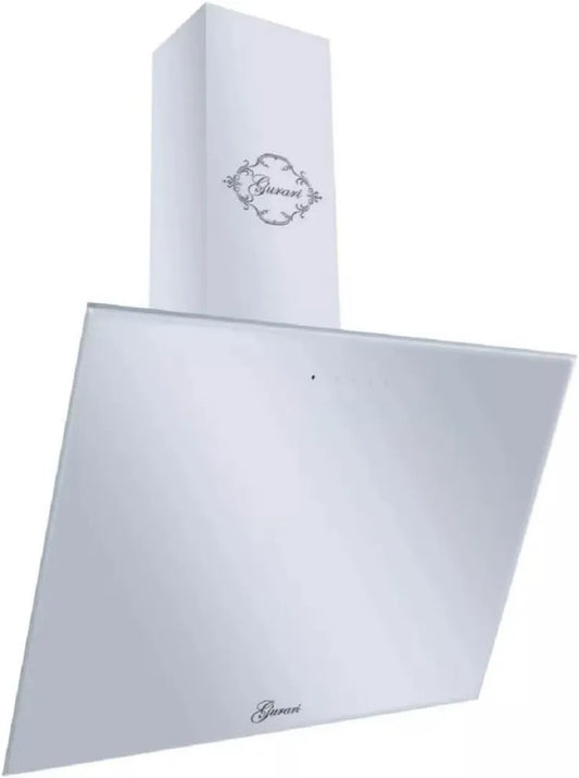 Gurari okap kuchenny, Okap próżniowy, 80 cm, 1000 m3 / h, klasa energetyczna A, pochylona, montaż ścienny, biały m3/h