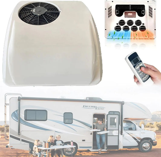 Qiang, DC 2 w 1 Klimatyzator Dach RV z chłodzeniem i grzejnikiem - System, 12 V, kemping, Samochód, Ciężarówka, Camper