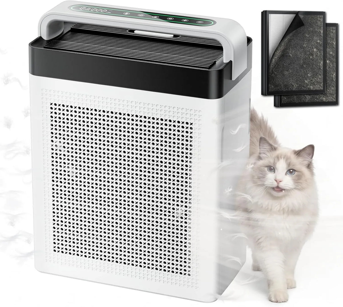 Cypcat oczyszczacz powietrza, CADR 300 H13, 300 m3 / h, Eliminuje 99, 97% zanieczyszczeń, PAP001