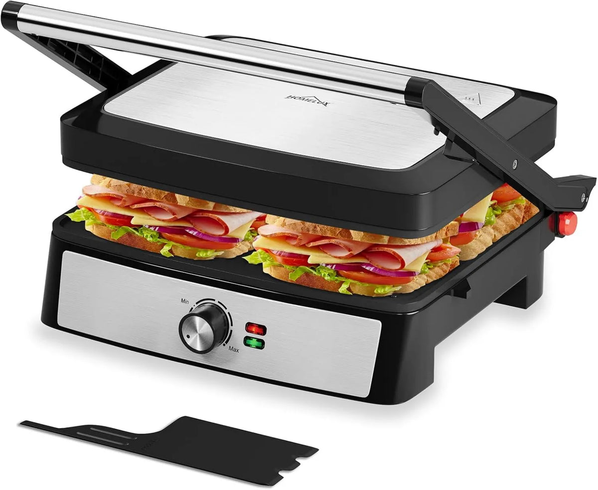 HOMELUX, Sandwich Maker, Panini Maker, Grill, Grill i croque- monsieur, 2200 W