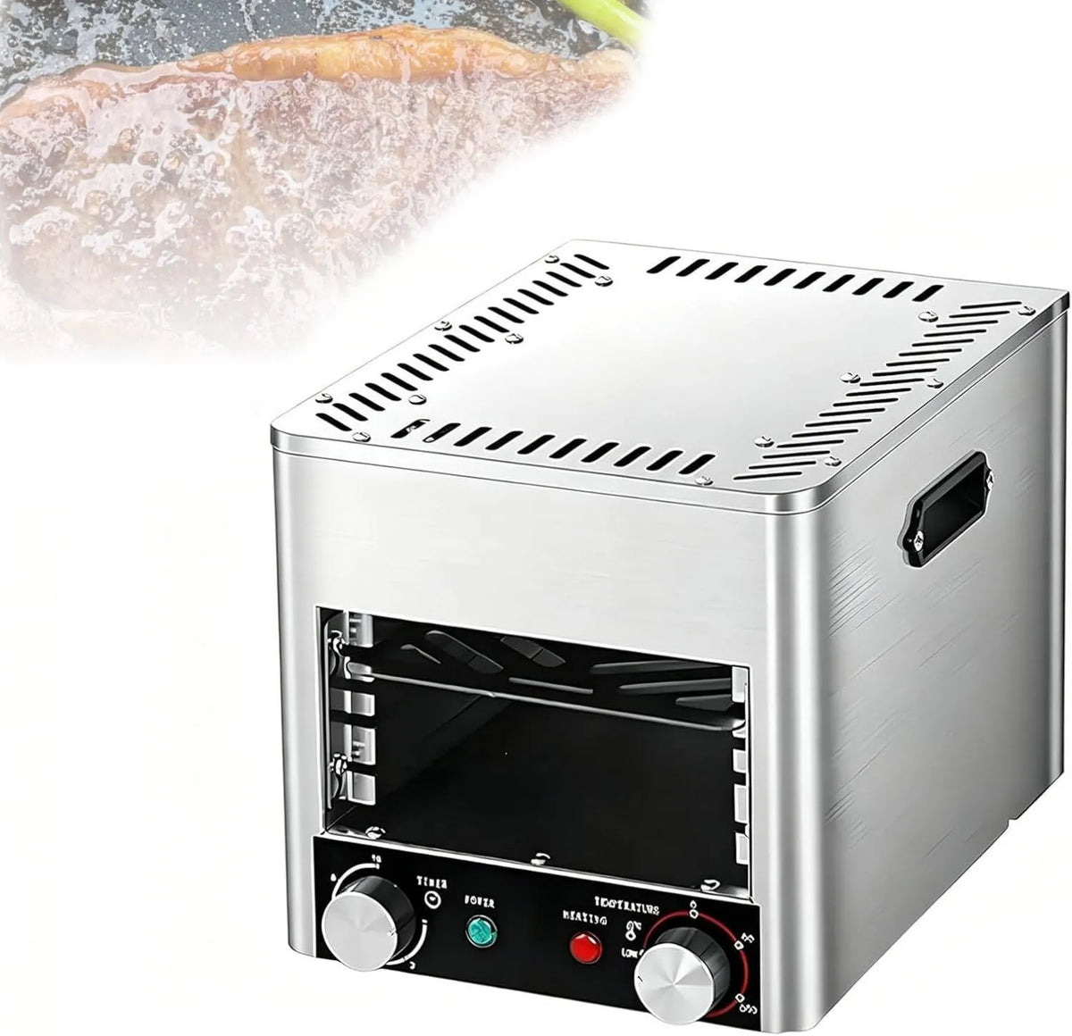 ZenHailure grill elektryczny, Wsparcie, Przenośne, Grill, profesjonalne, stal nierdzewna, funkcje grzewcze, do pomieszczeń 01