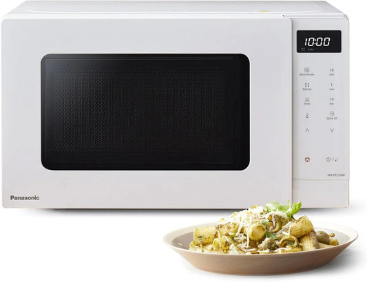 Panasonic, NN- ST21QWEPG kuchenka mikrofalowa, 20 l, 800 W, 11 programów, minutnik, rozmrażanie, biała, wyświetlacz LED NN-ST21QWEPG