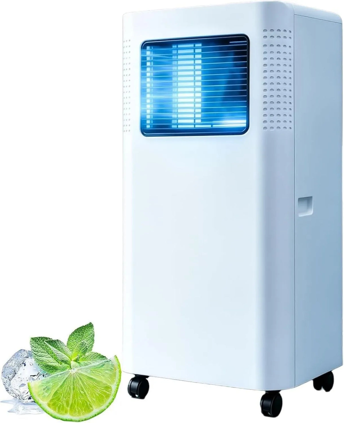 LCAIHONG klimatyzator przenośny, 24- godzinna Klimatyzator, licznik, cichy, LED ekran 3 w 1
