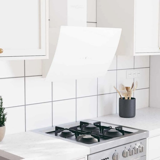 Lumanois okap kuchenny, Okap próżniowy, 60 cm, instalacja ścienna, biały, 51676, Okap ścienny 60 cm Stal i hartowane szklane białe odkurzacze Białe