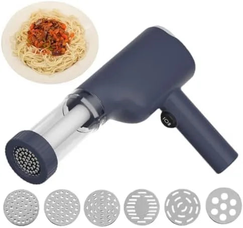 Générique maszynka do makaronu, Maszyna do makaronu, przenośne, USB, akumulator długotrwały 1500 Mah, Przenośny bez przewodu USB