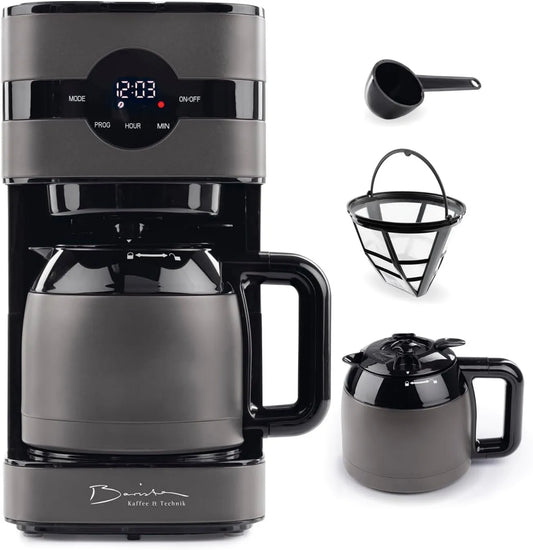 Barista Kaffee & Technik, Elektryczny ekspres do kawy, 1, 25 l, 900 W, dotyk, licznik, dla 8 kubków